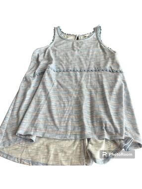 Lauren Conrad Striped Sleeveless Blouse Size L